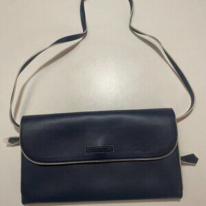 Vera Bradley Flap Clutch Classic Navy